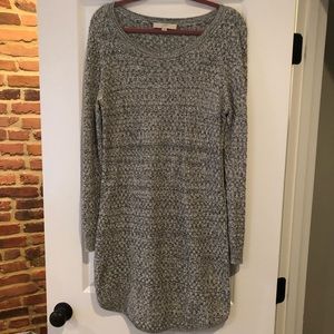 LOFT grey sweater dress
